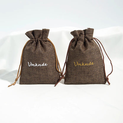 100 Stück Jute Geschenkbeutel mit Logo personalisierbar / Minikauf.ch