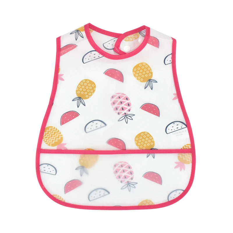 Wasserdichtes Baby-Lätzchen mit Cartoon-Muster / Minikauf.ch