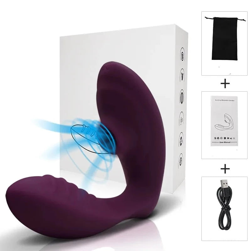 Klitorisstimulator mit Saugfunktion Vibrator, dunkles lila / Minikauf.ch