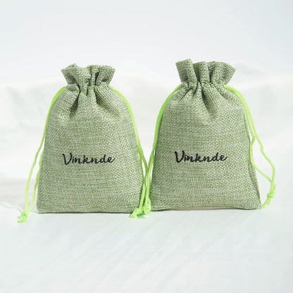 100 Stück Jute Geschenkbeutel mit Logo personalisierbar / Minikauf.ch