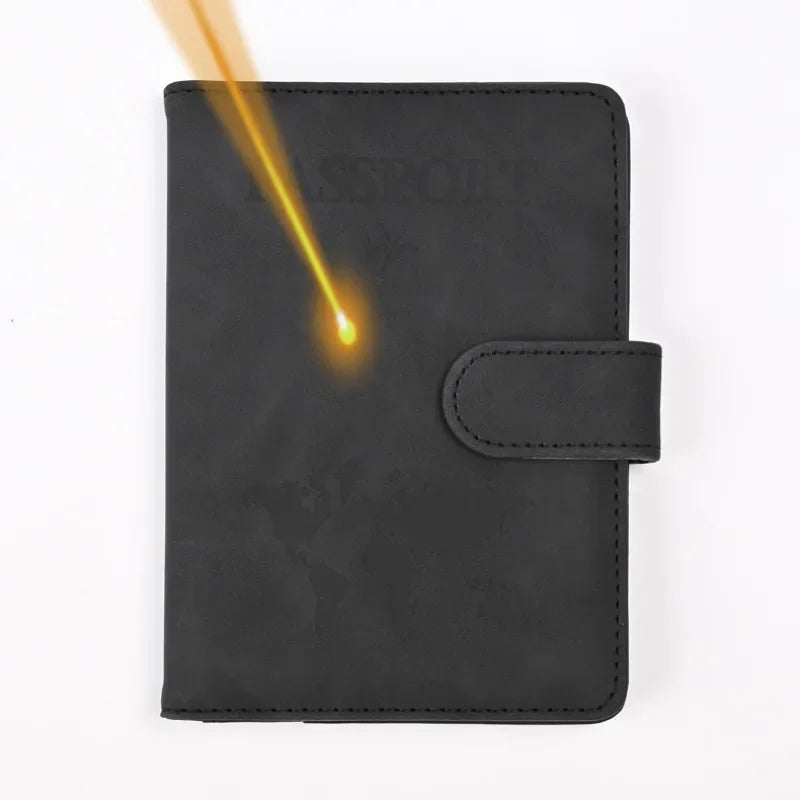 Personalized Passport Holder with Name & RFID Protection