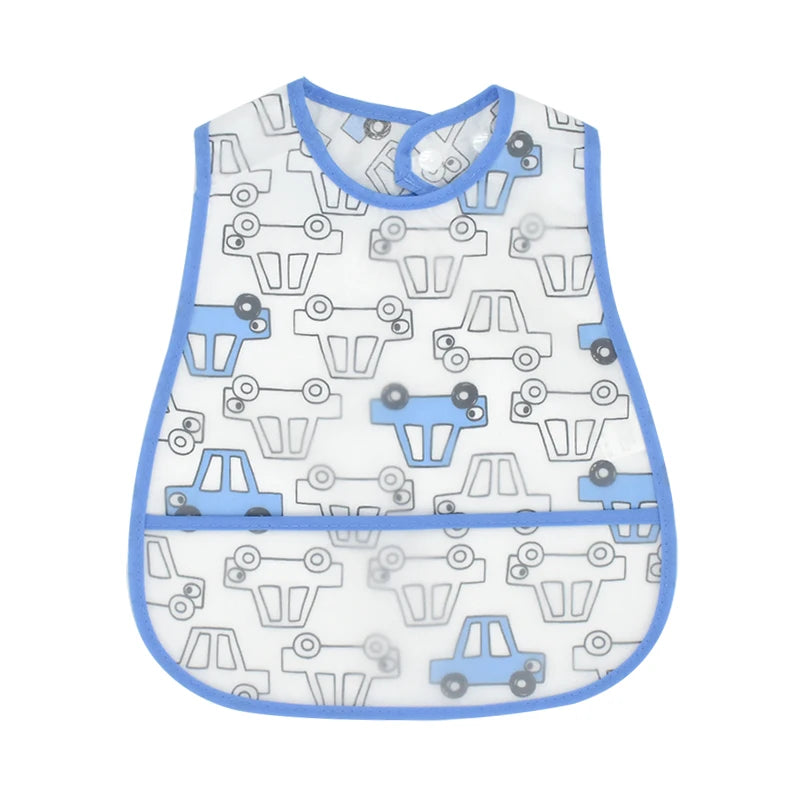 Wasserdichtes Baby-Lätzchen mit Cartoon-Muster / Minikauf.ch