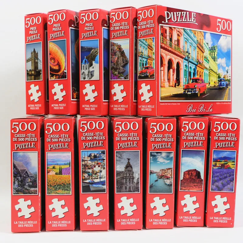 Landschaftsbilder 500 Puzzleteile / Minikauf.ch
