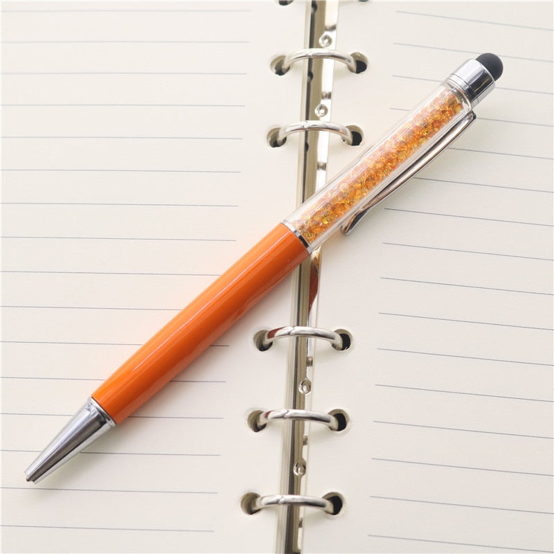 Kugelschreiber graviert mit Text, orange / Minikauf.ch