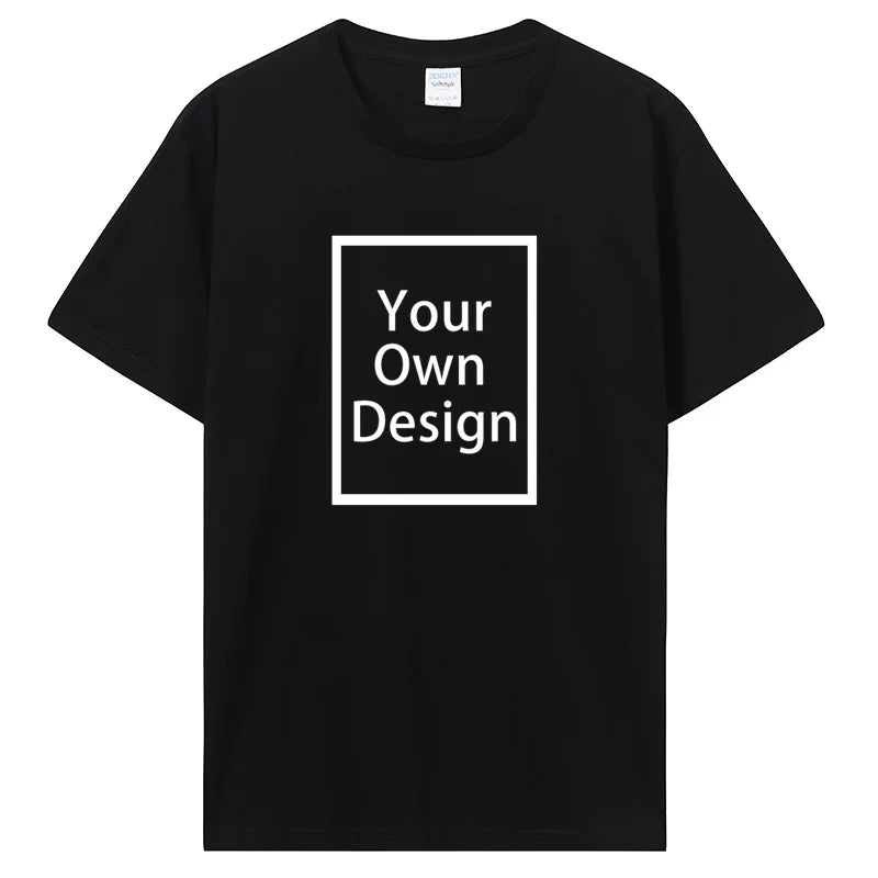 Personalisiertes T-Shirt mit Fotodruck, Schwarz / Minikauf.ch