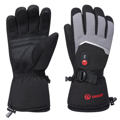 Beheizbare Handschuhe mit Akku, Grau / Minikauf.ch