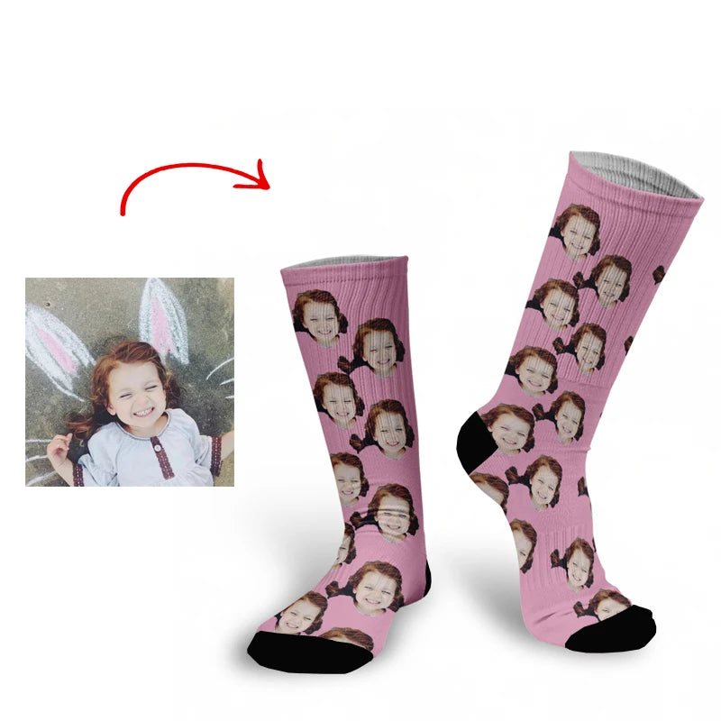 Socken mit personalisiertem Foto / Minikauf.ch