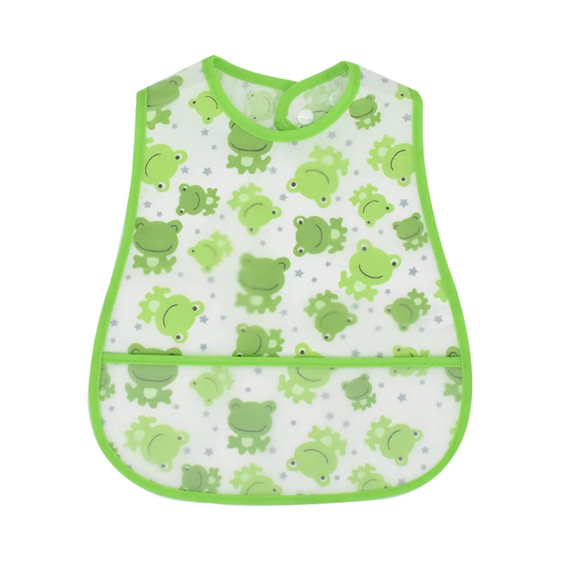 Wasserdichtes Baby-Lätzchen mit Cartoon-Muster / Minikauf.ch