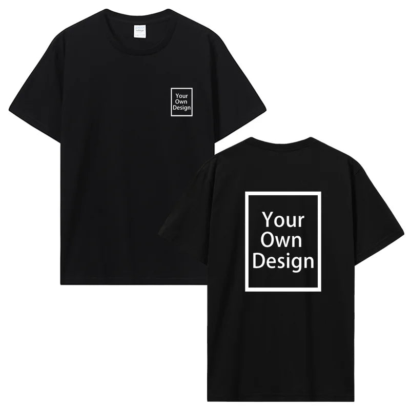 Personalisiertes T-Shirt mit Fotodruck, Schwarz / Minikauf.ch