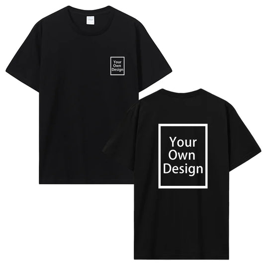 Personalisiertes T-Shirt mit Fotodruck, Schwarz / Minikauf.ch