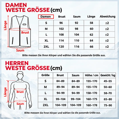 USB Heizweste Damen & Herren – 3 Heizstufen / Minikauf.ch