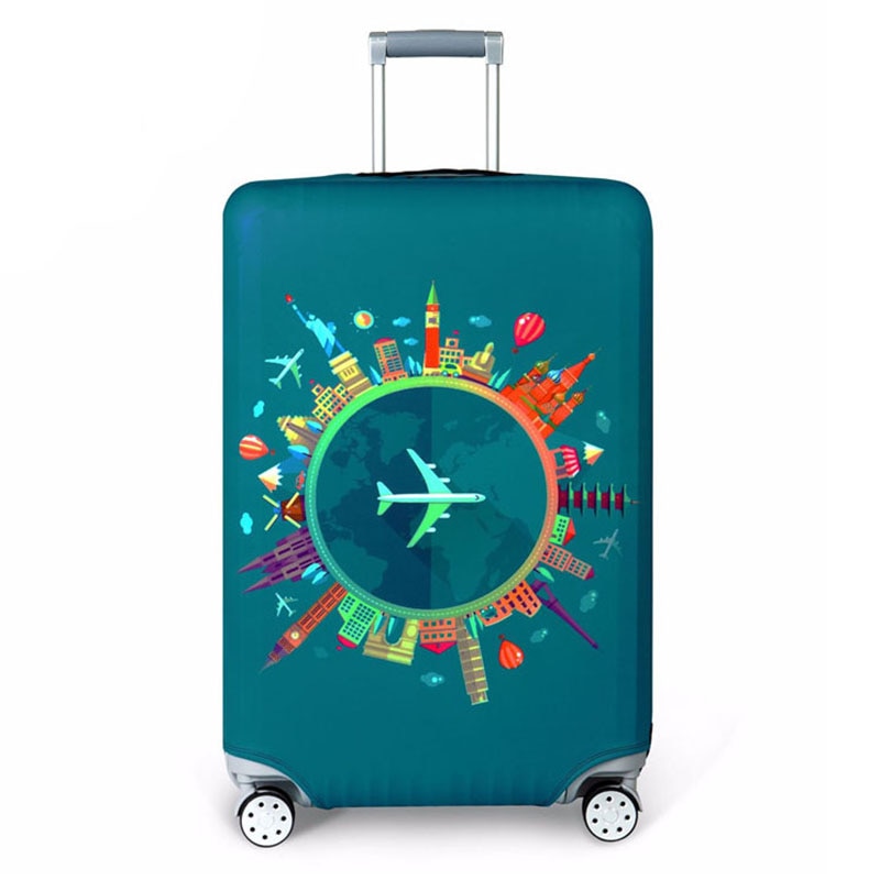 Travel suitcase cover