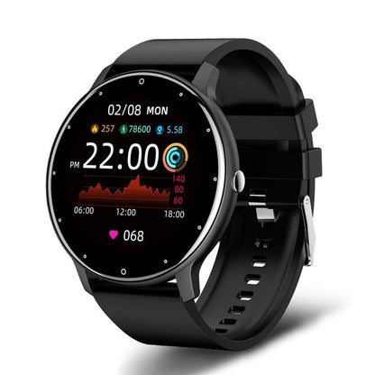 Smartwatch Touchscreen Sportuhr, schwarz / Minikauf.ch