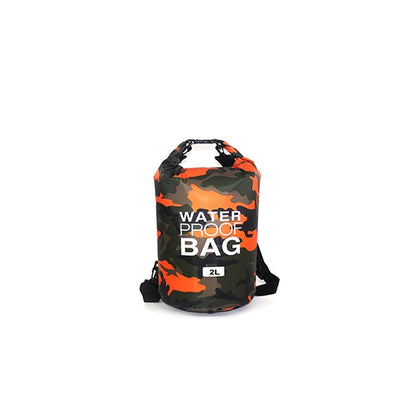 2-30 Liter Wassersack Tasche zum Bootfahren, Rafting, Kajak, Angeln, Schwimmen, Camping, Jagen, Kanu, Bergsteigen, orange 2 Liter / Minikauf.ch