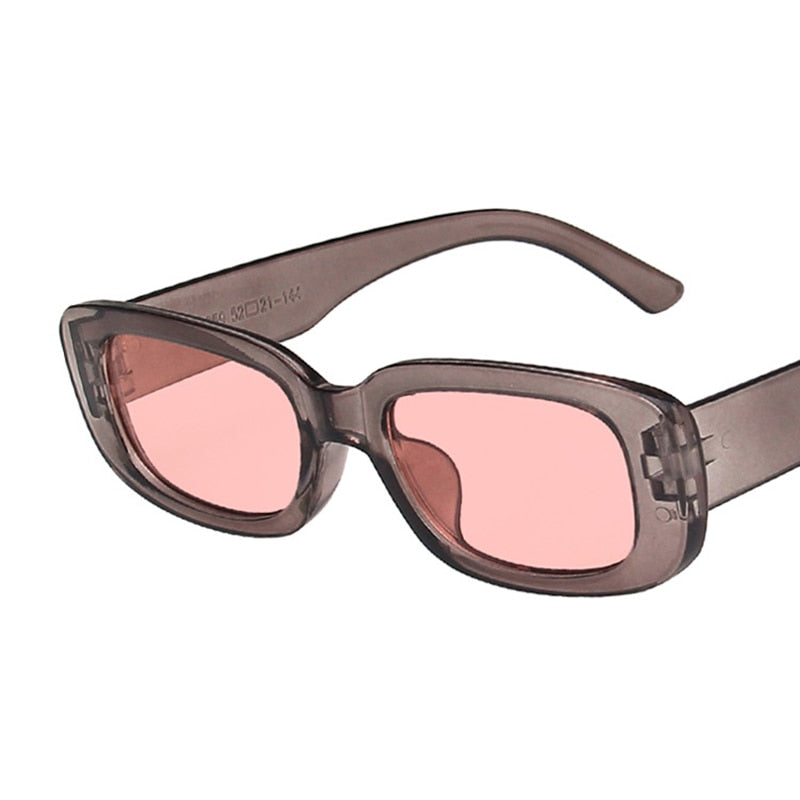 Vintage Sonnenbrille, Grau + Pink / Minikauf.ch