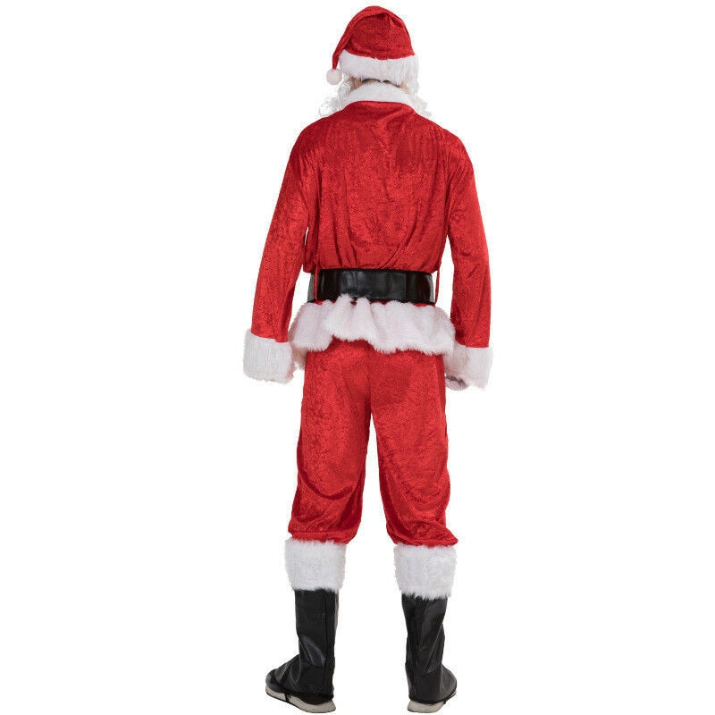 Rotes Weihnachtsmann Plüsch Kostüm / Minikauf.ch