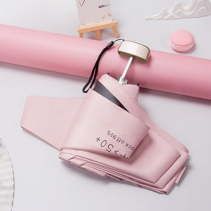 Mini Taschen-Regenschirm "Knirps", pink / Minikauf.ch