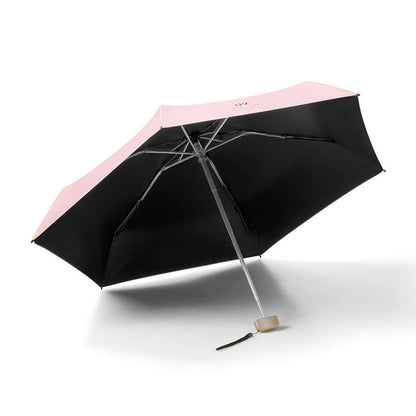 Mini Taschen-Regenschirm, weiss / Minikauf.ch