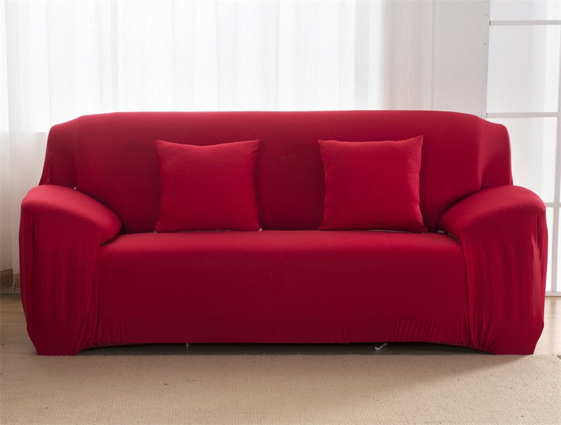 Einfarbiger Stretch Sofabezug / Minikauf.ch