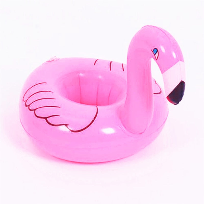 Aufblasbare Wasser Getränkehalter, Flamingo / Minikauf.ch