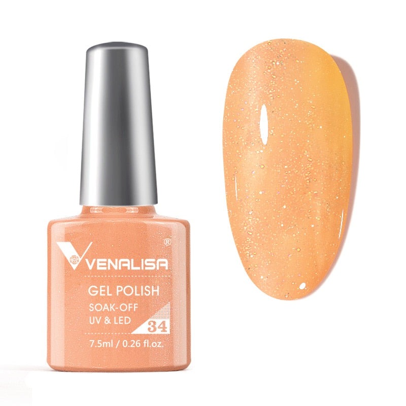 Nagellack Gel, glänzend Hellorange / Minikauf.ch