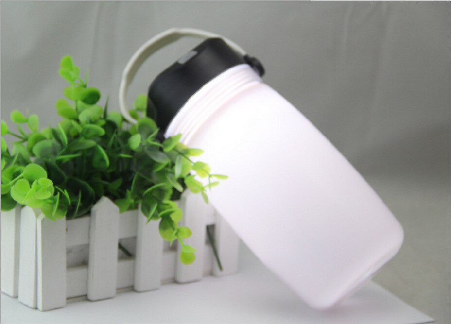 Silikon Solar LED Flasche, Weiss / Minikauf.ch