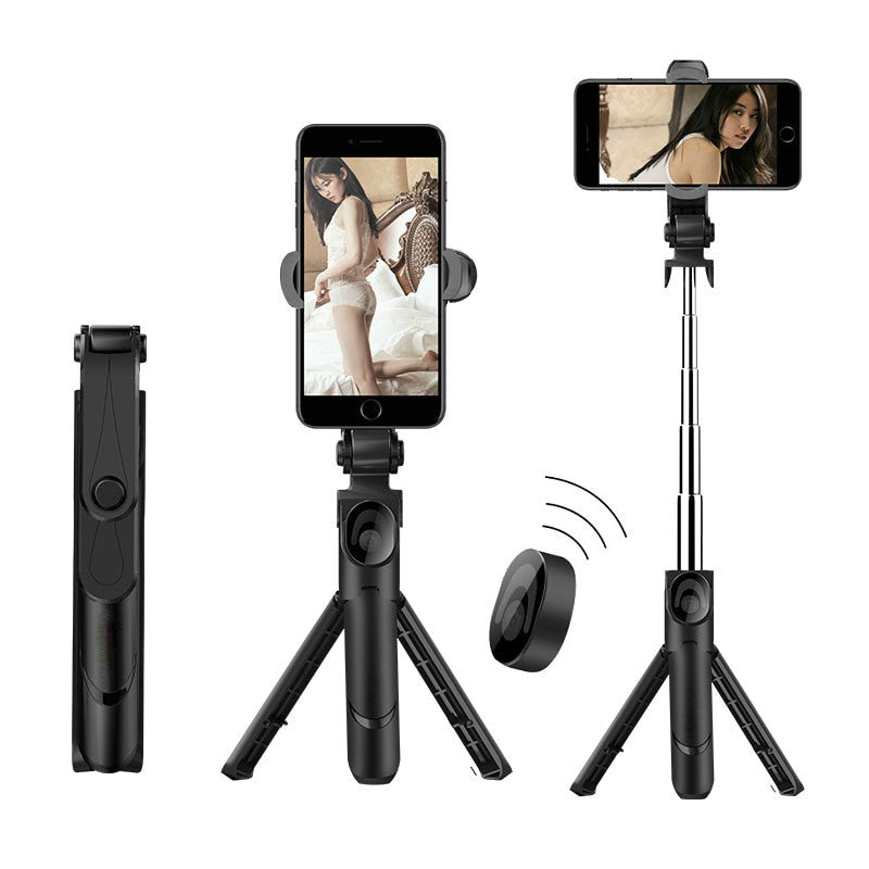 Handy Selfiestick 3 in 1, Android + IOS / Minikauf.ch