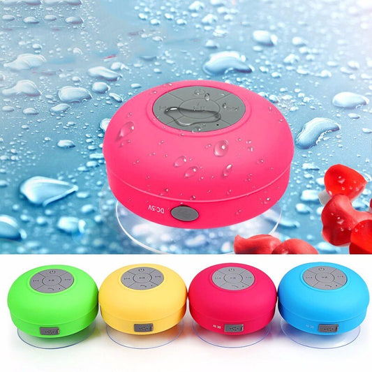 Mini Wasserdichte Lautsprecher, rot, blau, gelb, grün / Minikauf.ch