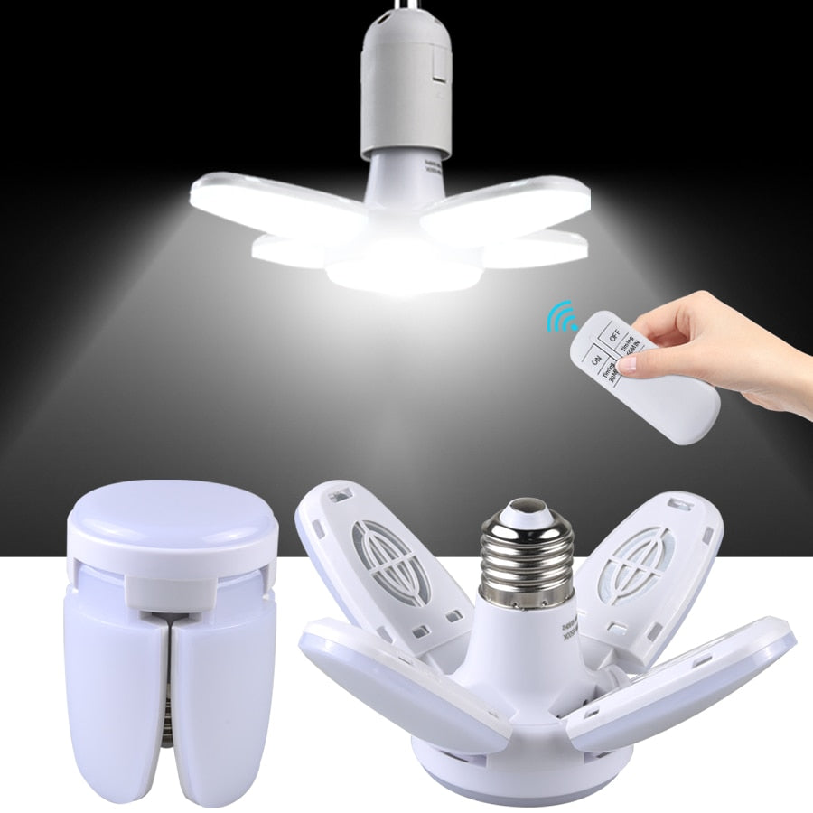 Faltbare LED Deckenventilator Lampe / Minikauf.ch