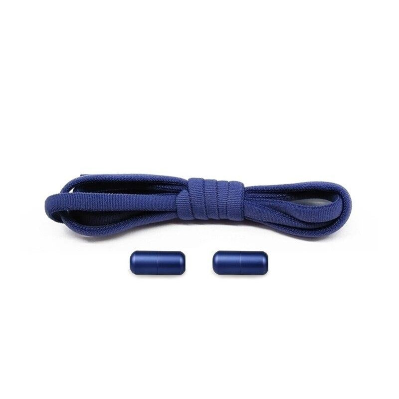 Elastische Schnürsenkel, Navy Blau / Minikauf.ch