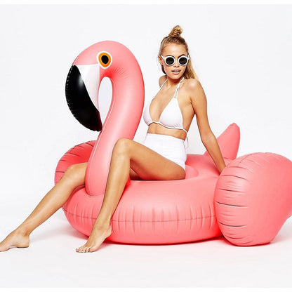 Grosse aufblasbare Wasser Luftmatratze, Flamingo rosa / Minikauf.ch