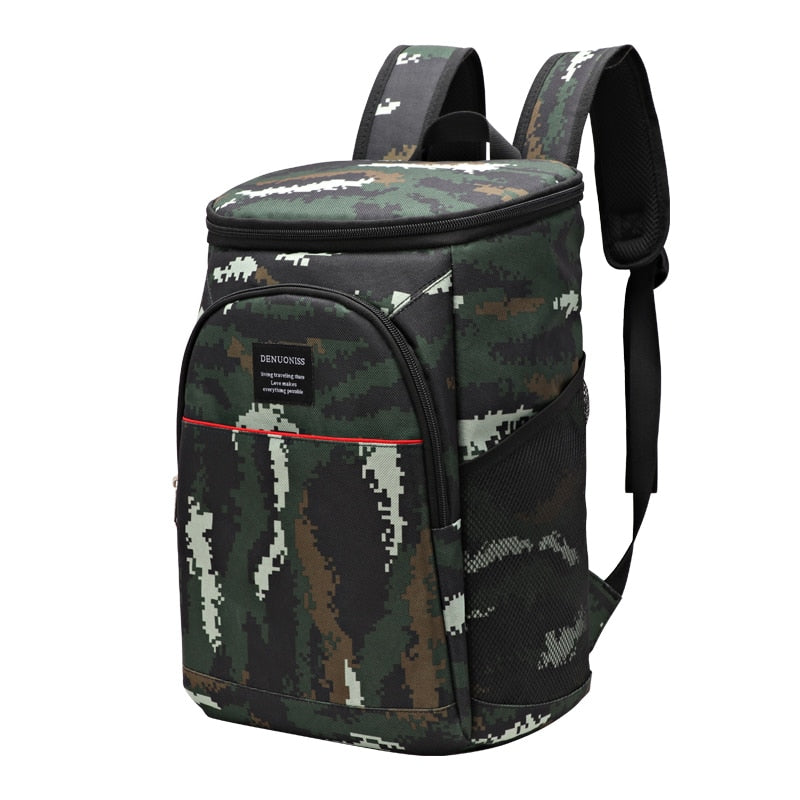 20L Thermo Picknickrucksack - Kühltasche, grün / Minikauf.ch