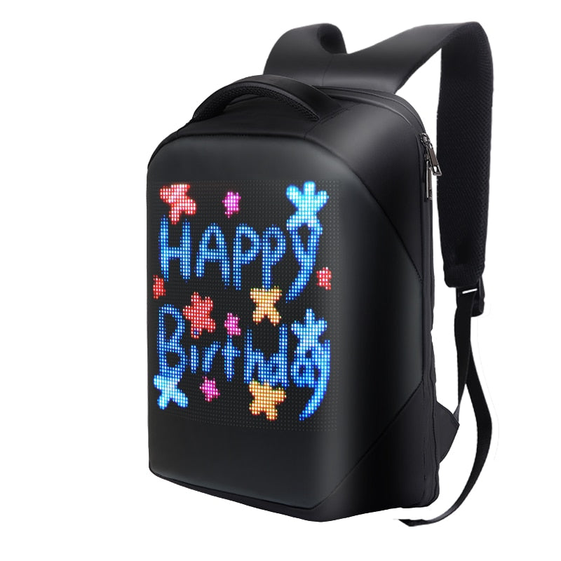 Smarter LED Rucksack, Werberucksack / Minikauf.ch