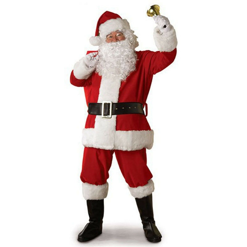 Weihnachtsmann Plüsch Kostüm