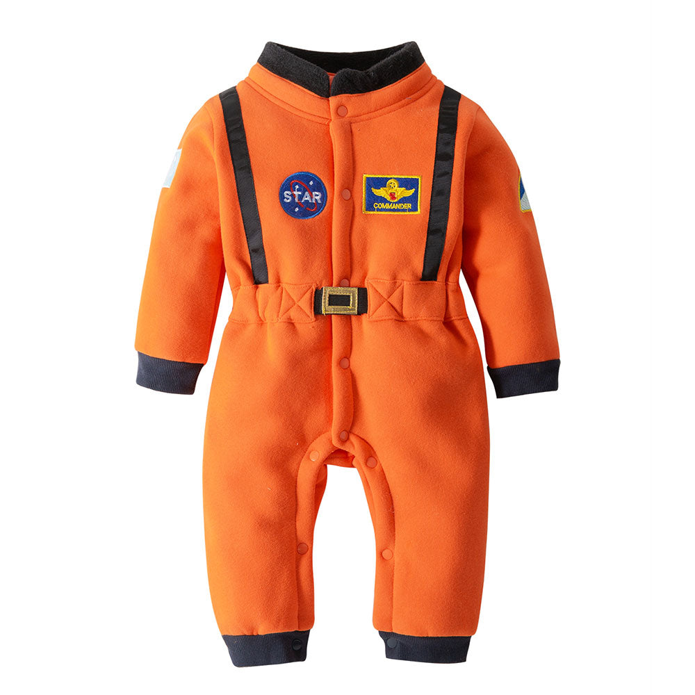 Kinder Astronauten Kostüm, Orange / Minikauf.ch