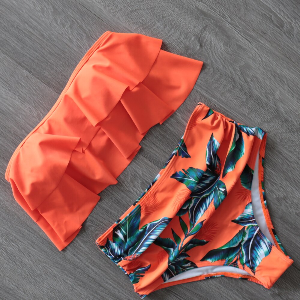 Bikini Blume, orange / Minikauf.ch