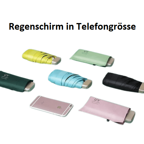 Mini Taschen-Regenschirm / Minikauf.ch