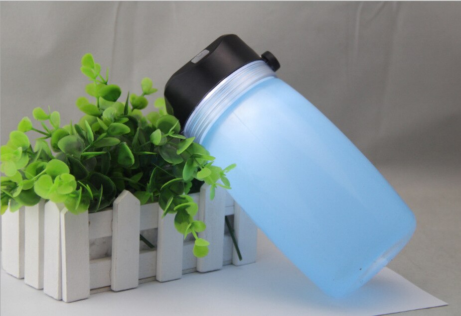 Silikon Solar LED Flasche, Blau / Minikauf.ch