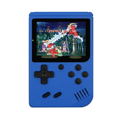 Mini Spielekonsole 3,0" Display mit 400 Spiele, blau / Minikauf.ch