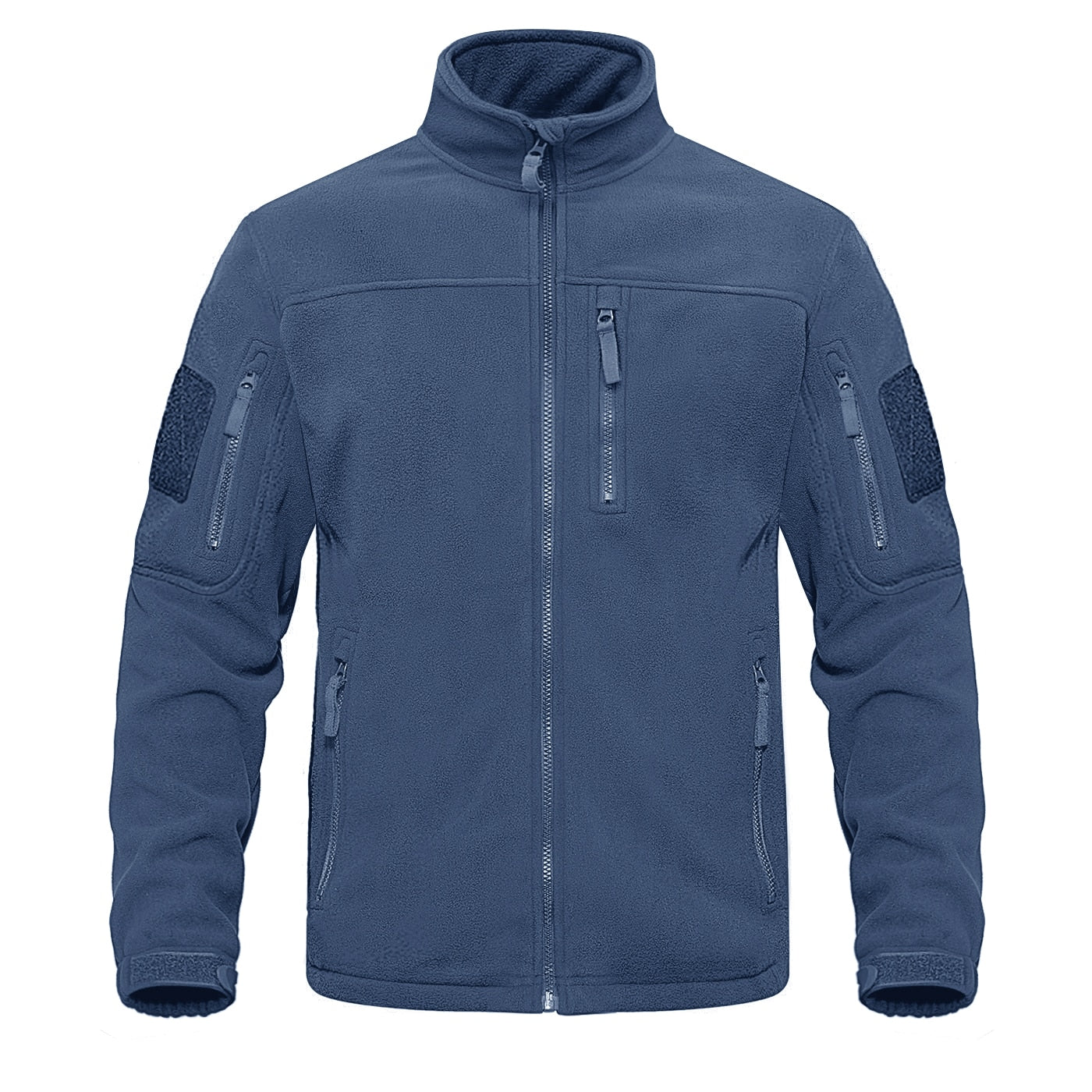 Thermische Fleece Windjacke zum Angeln, Spazieren, Outdooraktivitäten, Königsblau / Minikauf.ch