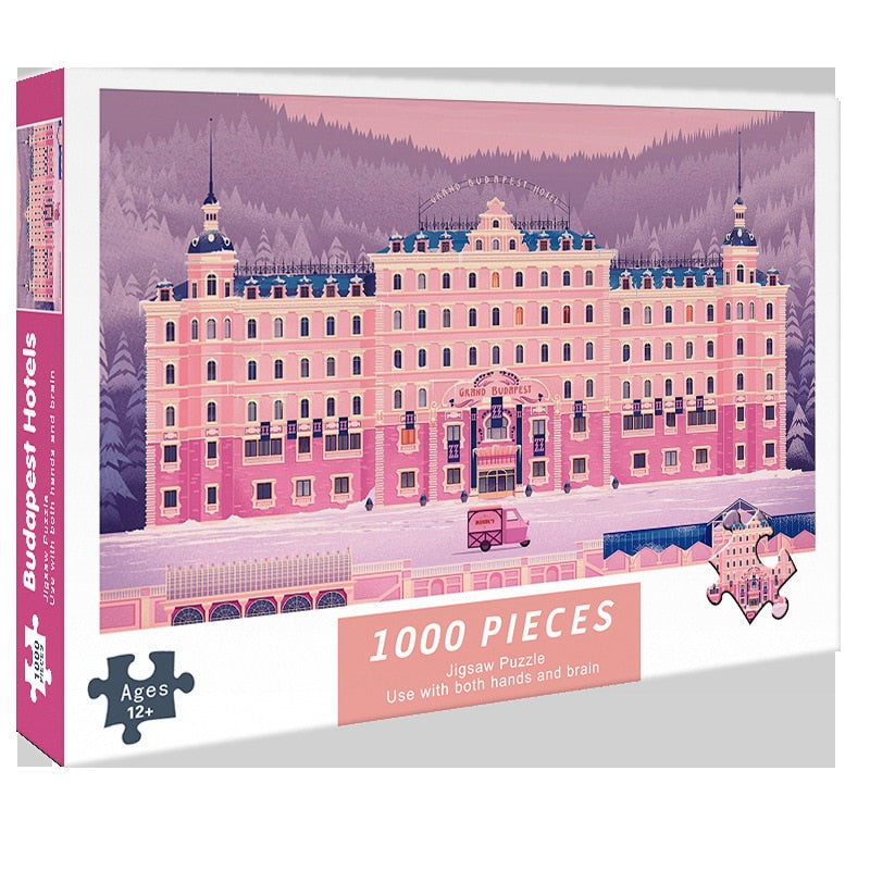 Puzzle 1000 Teile für Erwachsene, Budapest Hotel / Minikauf.ch