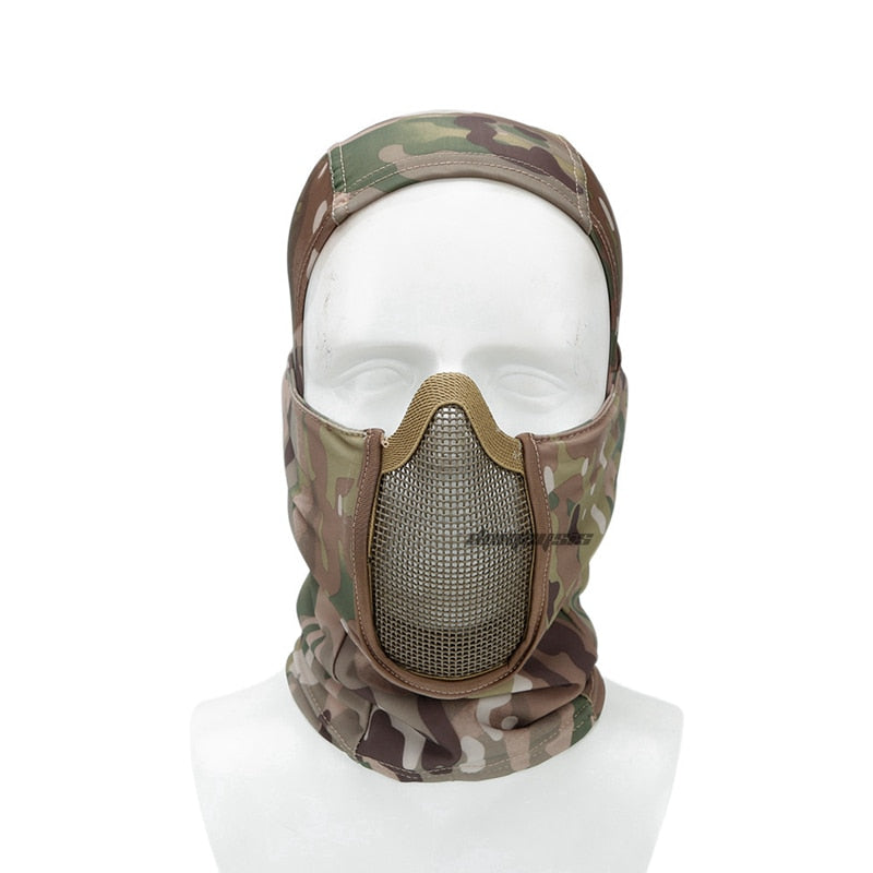 Taktische Paintball & Airsoft Maske, Multicam / Minikauf.ch