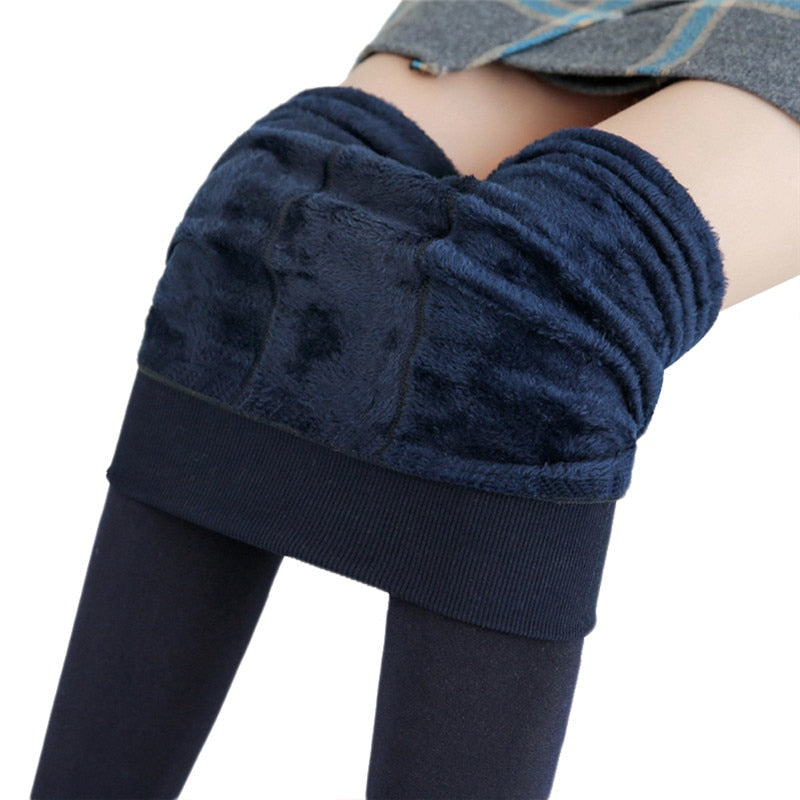 Fluffy Stretch Leggings, One Color