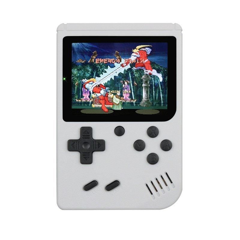 Mini Spielekonsole 3,0" Display mit 400 Spiele, weiss / Minikauf.ch