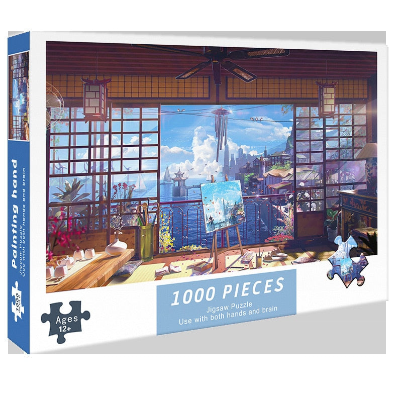 Puzzle 1000 Teile für Erwachsene, Mal Hand / Minikauf.ch