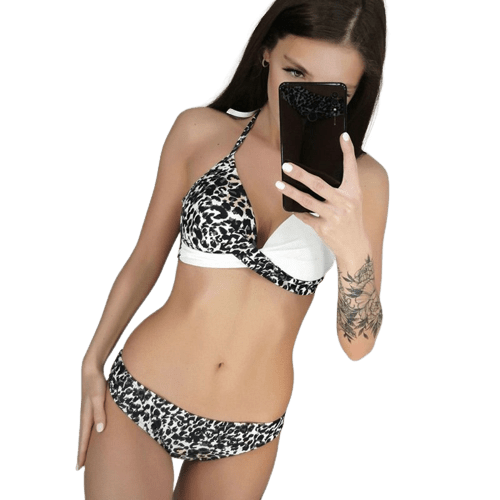 Sexy Bikini "Wildlife", Leopard / Minikauf.ch