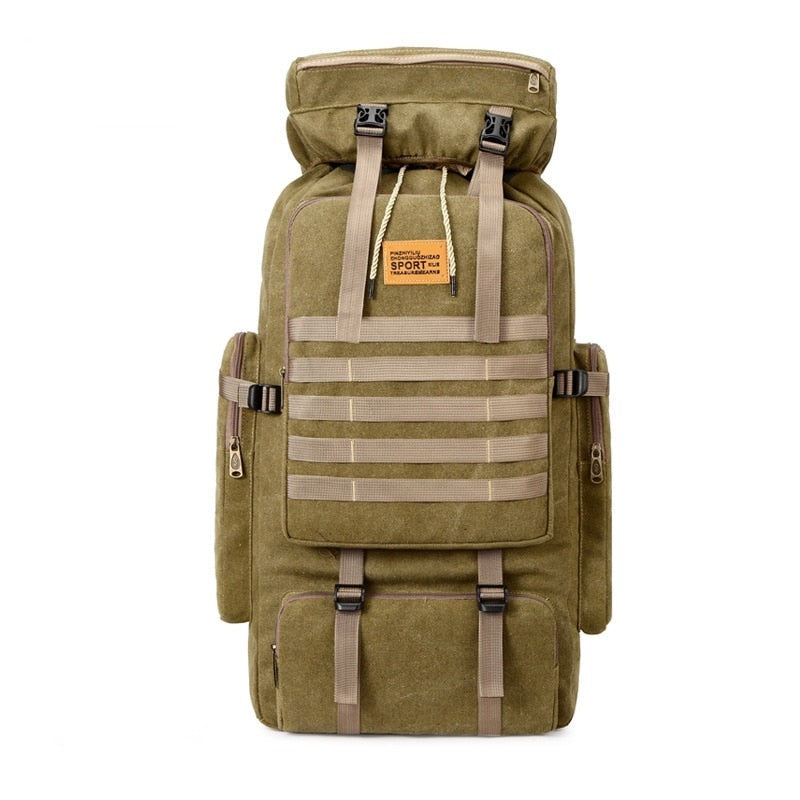 75L Outdoor Trekkingrucksack, Khaki / Minikauf.ch