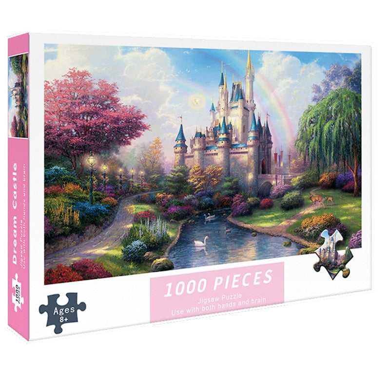 Puzzle 1000 Teile für Erwachsene, Traumschloss / Minikauf.ch