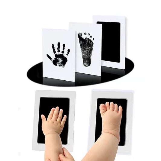 Baby Handabdruck / Fussabdruck Stempelkissen, schwarz / Minikauf.ch