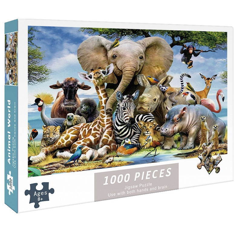 Puzzle 1000 Teile für Erwachsene, Tiere / Minikauf.ch
